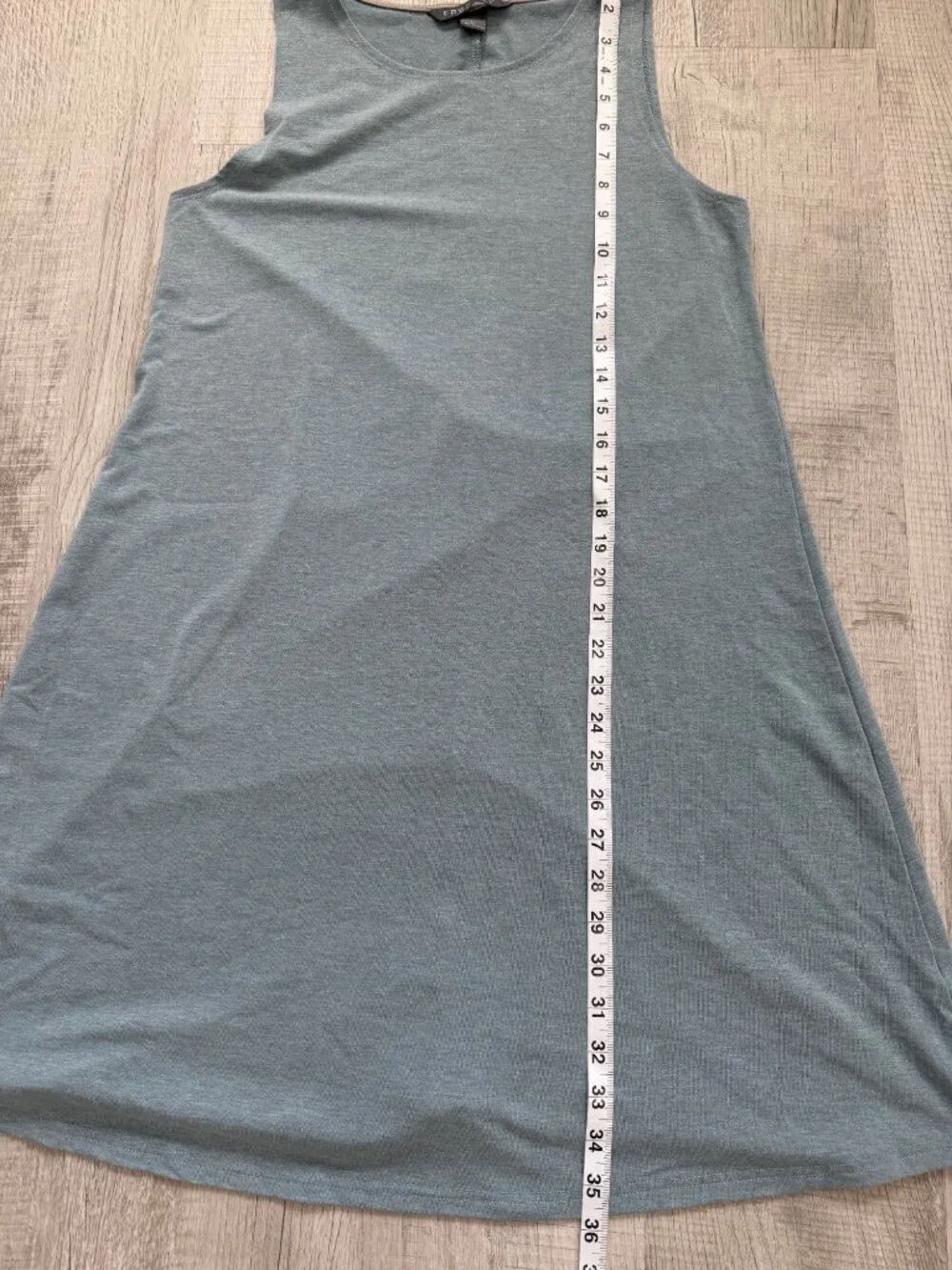 Free Fly Womens Size L Sleeveless Dress Blue Bamboo Tank Dress Lightweight - Picture 5 of 8